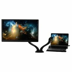 New ❤️ Monitor Mounts & Stands Mount-It! Laptop Desk Stand And Monitor Mount, 44 Lb Weight Capacity 😀