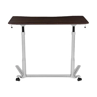 Coupon 🥰 Sit & Stand Desks Flash Furniture 41" Fixed Height Standing Desk, Brown (NAN-IP-6-1-DKW-GG) ⭐ 3 Coupon 🥰 Sit & Stand Desks Flash Furniture 41" Fixed Height Standing Desk, Brown (NAN-IP-6-1-DKW-GG) ⭐
