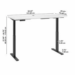 Flash Sale 🎁 Sit & Stand Desks Bush Business Furniture Move 60 Series 27''-47'' Adjustable Standing Desk, White (M6S6030WHBK) 😉 -Desk Riser Store unnamed file 1623