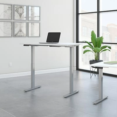 Best Sale โค๏ธ Sit & Stand Desks Bush Business Furniture Move 60 Series 27''-47'' Adjustable Standing Desk, White (M6S4824WHSK) ๐ 4 Best Sale โค๏ธ Sit & Stand Desks Bush Business Furniture Move 60 Series 27''-47'' Adjustable Standing Desk, White (M6S4824WHSK) ๐ - Image 2
