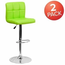 Best deal 😀 Height-Adjustable Tables Flash Furniture Contemporary Vinyl Adjustable Height Barstool With Back, Green, 2-Pieces (2DS810MODGRNGG) ✔️ -Desk Riser Store unnamed file 1670