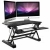 Promo 👏 Sit & Stand Desks Mount-It! 6.25" - 17" Height Adjustable Sit Stand Desk Converter, Black (MI-7955) 🥰 -Desk Riser Store unnamed file 168