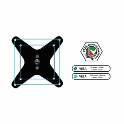 Best Pirce 👍 Sit & Stand Desks Mount-It! 37" - 54" Height Adjustable Stand-Up Mobile Presentation Cart, Black (MI-7942-BLK) 😍 -Desk Riser Store unnamed file 1681