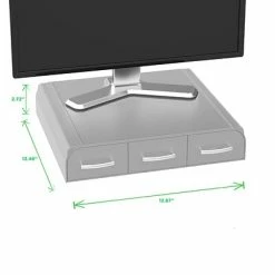 Deals 👍 Monitor Mounts & Stands Mind Reader Perch PC, Laptop, IMAC Monitor Stand And Desk Organizer, Silver (MONSTA3D-SIL) 💯 -Desk Riser Store unnamed file 1687