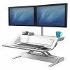 Brand new 🎁 Monitor Mounts & Stands Fellowes Lotus DX Sit-Stand Workstation Adjustable Monitor Stand, White (8080201) 😍 -Desk Riser Store unnamed file 1689