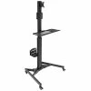 Wholesale 🎉 Mount-It! Sit & Stand Desks Mount-lt! Adjustable Monitor Cart, Up To 32", Black (MI-7985) 🛒 -Desk Riser Store unnamed file 1697