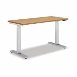 Discount ❤️ Sit & Stand Desks HON Coze 48"W Laminate Height Adjustable Table, Natural Recon (HABETANR2448) ⭐
