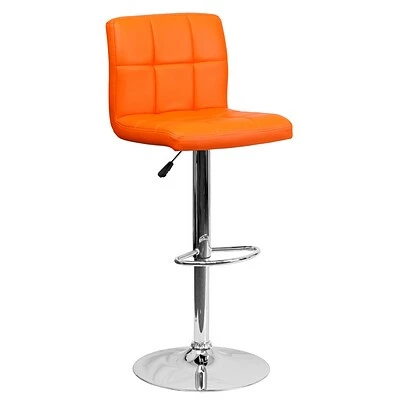 Best Sale ๐งจ Height-Adjustable Tables Flash Furniture Contemporary Vinyl Adjustable Height Barstool With Back, Orange, 2-Pieces (2DS810MODORGGG) ๐ 8 Best Sale ๐งจ Height-Adjustable Tables Flash Furniture Contemporary Vinyl Adjustable Height Barstool With Back, Orange, 2-Pieces (2DS810MODORGGG) ๐ - Image 6