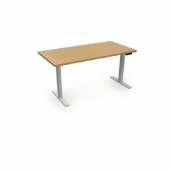 Best Pirce 👏 Sit & Stand Desks HON Coze 54"W Laminate, Height Adjustable Table, Natural Recon (HABETANR2454) 🥰