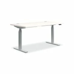 Flash Sale ✨ Sit & Stand Desks HON Coze 54"W Laminate Height Adjustable Table, White (HABETADW2454) 🥰