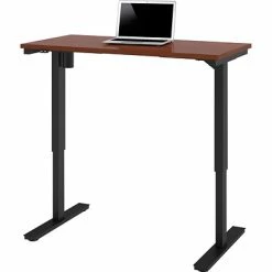 Deals 🛒 Standing Desks Bestar® 48"W Electric Height Adjustable Table, Bordeaux (65857-39) 🤩