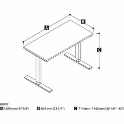 Deals 🛒 Standing Desks Bestar® 48"W Electric Height Adjustable Table, Bordeaux (65857-39) 🤩 -Desk Riser Store unnamed file 1739