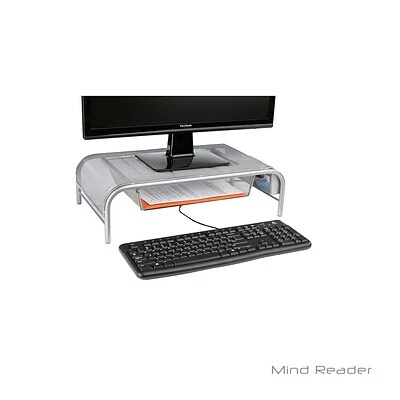 Best reviews of 🤩 Monitor Mounts & Stands Mind Reader Metal Mesh Monitor Stand With Drawer, Silver (MESHMONSTA-SIL) ⌛ 5 Best reviews of 🤩 Monitor Mounts & Stands Mind Reader Metal Mesh Monitor Stand With Drawer, Silver (MESHMONSTA-SIL) ⌛ - Image 3