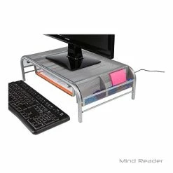Best reviews of 🤩 Monitor Mounts & Stands Mind Reader Metal Mesh Monitor Stand With Drawer, Silver (MESHMONSTA-SIL) ⌛ 12 Best reviews of 🤩 Monitor Mounts & Stands Mind Reader Metal Mesh Monitor Stand With Drawer, Silver (MESHMONSTA-SIL) ⌛ -Desk Riser Store unnamed file 1745