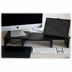 Budget 🔔 Monitor Mounts & Stands Mind Reader 2 Tier Adjustable Monitor Riser, Black (MDFMOND-BLK) 🔥 -Desk Riser Store unnamed file 179