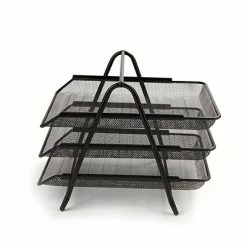 Outlet 🥰 Monitor Mounts & Stands Mind Reader Metal Mesh Monitor Stand With Drawer Organizer, 3 Tier Mesh Paper Tray Organizer, 2 Piece Set, Black (MESHMON3P-BLK) 🤩 -Desk Riser Store unnamed file 1792