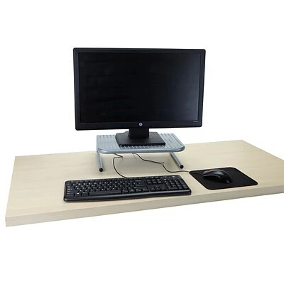 Cheapest ๐ Monitor Mounts & Stands Mind Reader Metal Monitor Stand With Keyboard Storage Space, Silver, (METMONST-SIL) ๐ฏ 7 Cheapest ๐ Monitor Mounts & Stands Mind Reader Metal Monitor Stand With Keyboard Storage Space, Silver, (METMONST-SIL) ๐ฏ - Image 5