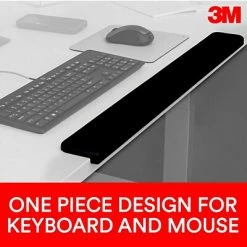 Best Pirce 😉 Mouse Pads & Wrist Rests 3M™ Gel Wrist Rest For Standing Desks, Wraps Around Edge Of Desk For Comfort, Non-Slip Back Stays In Place (WR200B) 🌟 -Desk Riser Store unnamed file 1805