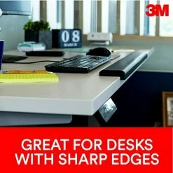Best Pirce 😉 Mouse Pads & Wrist Rests 3M™ Gel Wrist Rest For Standing Desks, Wraps Around Edge Of Desk For Comfort, Non-Slip Back Stays In Place (WR200B) 🌟 -Desk Riser Store unnamed file 1806