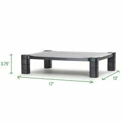 Coupon ✨ Monitor Mounts & Stands Mind Reader Adjustable Plastic Monitor/ Laptop Stand, Black (PLMONST-BLK) 🔔 -Desk Riser Store unnamed file 1825