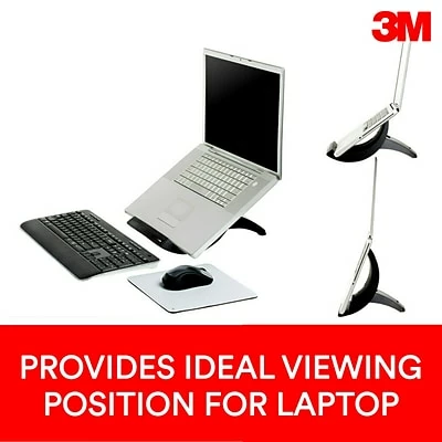 Brand new ๐ Laptop Stands 3M Adjustable Laptop Stand, Black, 3 In. Vertical Height Adjustment, Non-Skid Base (LX550) ๐ 4 Brand new ๐ Laptop Stands 3M Adjustable Laptop Stand, Black, 3 In. Vertical Height Adjustment, Non-Skid Base (LX550) ๐ - Image 2