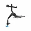 Buy 😀 Monitor Mounts & Stands Mount-It! Adjustable Dual-Monitor Mount, Up To 27", Black (MI-7984) 🤩