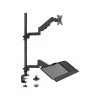 Deals 👍 Monitor Mounts & Stands Mount-It! Adjustable Monitor Mount, Up To 32", Black (MI-7995) 🛒