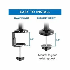 Deals 👍 Monitor Mounts & Stands Mount-It! Adjustable Monitor Mount, Up To 32", Black (MI-7995) 🛒 -Desk Riser Store unnamed file 1867