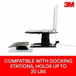 Best deal 🤩 Laptop Stands 3M Adjustable Laptop Stand, Black, 2 In. Of Height Adjustment, Compatible With Docking Stations (LX500) 🤩 15 Best deal 🤩 Laptop Stands 3M Adjustable Laptop Stand, Black, 2 In. Of Height Adjustment, Compatible With Docking Stations (LX500) 🤩 -Desk Riser Store unnamed file 1884