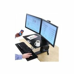 Promo 🔔 Monitor Mounts & Stands Ergotron WorkFit-S Dual Monitor Stand, Up To 24" Monitors, Black (33-349-200) 🔥 -Desk Riser Store unnamed file 1892