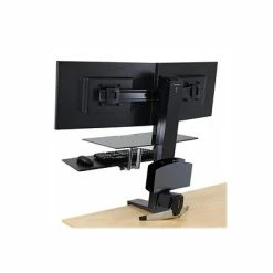 Promo 🔔 Monitor Mounts & Stands Ergotron WorkFit-S Dual Monitor Stand, Up To 24" Monitors, Black (33-349-200) 🔥 -Desk Riser Store unnamed file 1893