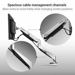 Promo 🧨 Monitor Mounts & Stands Loctek Adjustable Monitor Mount, Up To 27", Gray/Silver (D7D) ✨ 11 Promo 🧨 Monitor Mounts & Stands Loctek Adjustable Monitor Mount, Up To 27", Gray/Silver (D7D) ✨ -Desk Riser Store unnamed file 1909