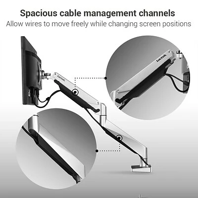 Promo 🧨 Monitor Mounts & Stands Loctek Adjustable Monitor Mount, Up To 27", Gray/Silver (D7D) ✨ 7 Promo 🧨 Monitor Mounts & Stands Loctek Adjustable Monitor Mount, Up To 27", Gray/Silver (D7D) ✨ - Image 5