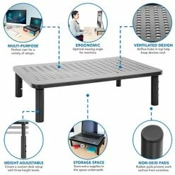 Hot Sale ✔️ Monitor Mounts & Stands Mount-It! Adjustable Riser, Up To 32" Monitor, 2/Pack, Gray (MI-7364) ❤️ 15 Hot Sale ✔️ Monitor Mounts & Stands Mount-It! Adjustable Riser, Up To 32" Monitor, 2/Pack, Gray (MI-7364) ❤️ -Desk Riser Store unnamed file 191