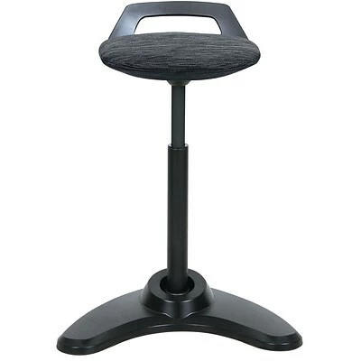 Top 10 🛒 Counter & Bar Stools Alera® Sit To Stand Perch Stool, Black With Black Base 🔔 3 Top 10 🛒 Counter & Bar Stools Alera® Sit To Stand Perch Stool, Black With Black Base 🔔 - Image 2