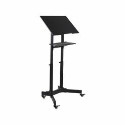 Cheapest ✔️ Lecterns Mount-It! 41"-49" Aluminum Adjustable Portable Lectern, Black (MI-7971) 👏
