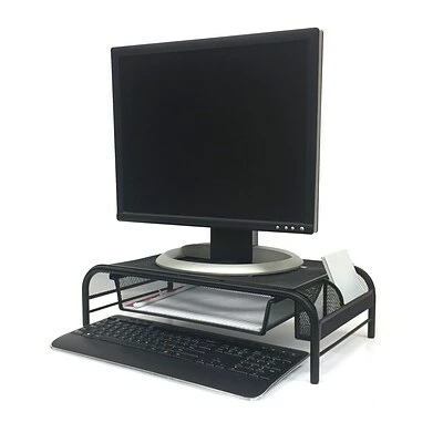 Best reviews of ๐ Monitor Mounts & Stands Mind Reader Metal Mesh Monitor Stand And Desk Organizer With Drawer, Monitor Riser, Black , 2/Pack (2MESHMON-BLK) ๐ 4 Best reviews of ๐ Monitor Mounts & Stands Mind Reader Metal Mesh Monitor Stand And Desk Organizer With Drawer, Monitor Riser, Black , 2/Pack (2MESHMON-BLK) ๐ - Image 2