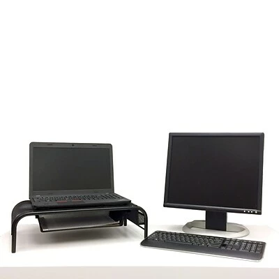 Best reviews of ๐ Monitor Mounts & Stands Mind Reader Metal Mesh Monitor Stand And Desk Organizer With Drawer, Monitor Riser, Black , 2/Pack (2MESHMON-BLK) ๐ 6 Best reviews of ๐ Monitor Mounts & Stands Mind Reader Metal Mesh Monitor Stand And Desk Organizer With Drawer, Monitor Riser, Black , 2/Pack (2MESHMON-BLK) ๐ - Image 4