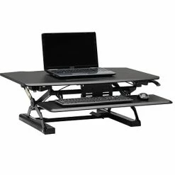 Best reviews of ๐ Sit & Stand Desks HON 35"W Desktop Riser With Keyboard Tray, Black (BSXRISERBLK) ๐