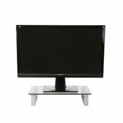 New ⌛ Monitor Mounts & Stands Mind Reader Glass Monitor Stand, Desktop Monitor Stand, Stand Riser For Computer, Laptop, Desk, Clear (GLASS-CLR) 🤩 -Desk Riser Store unnamed file 1971