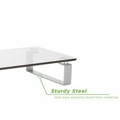 New ⌛ Monitor Mounts & Stands Mind Reader Glass Monitor Stand, Desktop Monitor Stand, Stand Riser For Computer, Laptop, Desk, Clear (GLASS-CLR) 🤩 -Desk Riser Store unnamed file 1973