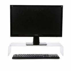 Hot Sale ⌛ Monitor Mounts & Stands Mind Reader Acrylic Monitor Stand, Durable Monitor Riser For Computer, Laptop, IMac, Dell, Printer Stand, Clear (ACRMON-CLR) 🎉 -Desk Riser Store unnamed file 198