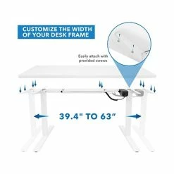 Deals ⌛ Sit & Stand Desks Mount-It! 30"-49"H Adjustable Electric Sit-Stand Desk, White (MI-18060) ⭐ -Desk Riser Store unnamed file 2011