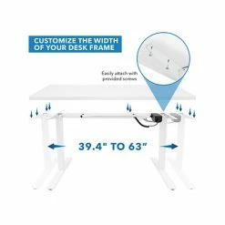 Cheap 😍 Sit & Stand Desks Mount-It! 30"-49"H Adjustable Electric Sit-Stand Desk, White (MI-18061) 😍 -Desk Riser Store unnamed file 2017