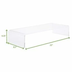 Hot Sale ⌛ Monitor Mounts & Stands Mind Reader Acrylic Monitor Stand, Durable Monitor Riser For Computer, Laptop, IMac, Dell, Printer Stand, Clear (ACRMON-CLR) 🎉 -Desk Riser Store unnamed file 202