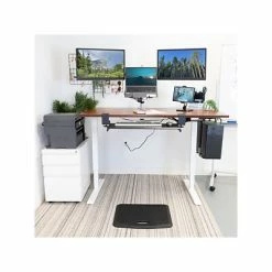 Wholesale 😍 Sit & Stand Desks Mount-It! 30"-49"H Adjustable Electric Sit-Stand Desk, Brown/White (MI-18062) 🔥 -Desk Riser Store unnamed file 2053