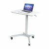 Coupon 🎉 Seville Classics Sit & Stand Desks AIRLIFT XL Pneumatic Sit-Stand Mobile Desk Cart, Height-Adjustable From 27.1 To 41.9, White ⌛ -Desk Riser Store unnamed file 2054