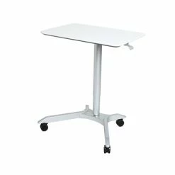 Coupon 🎉 Seville Classics Sit & Stand Desks AIRLIFT XL Pneumatic Sit-Stand Mobile Desk Cart, Height-Adjustable From 27.1 To 41.9, White ⌛ -Desk Riser Store unnamed file 2055