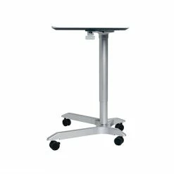Coupon 🎉 Seville Classics Sit & Stand Desks AIRLIFT XL Pneumatic Sit-Stand Mobile Desk Cart, Height-Adjustable From 27.1 To 41.9, White ⌛ -Desk Riser Store unnamed file 2056