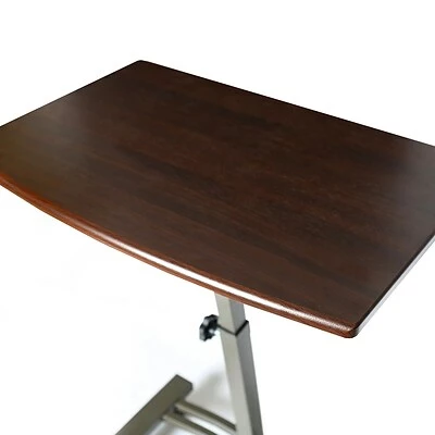 Coupon ❤️ Seville Classics Sit & Stand Desks AIRLIFT Mobile Laptop Computer Desk Cart Height-Adjustable From 20.5" To 33", Slim, Walnut 🤩 8 Coupon ❤️ Seville Classics Sit & Stand Desks AIRLIFT Mobile Laptop Computer Desk Cart Height-Adjustable From 20.5" To 33", Slim, Walnut 🤩 - Image 6